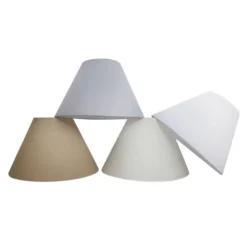 Abat-jour pour lampe de table 'ARAS' brun D: 25 cm