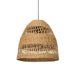 Abat-jour pour suspension en jonc de mer forme diamant Ø36cm GoodHome Veery