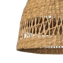 Abat-jour pour suspension en jonc de mer forme diamant Ø36cm GoodHome Veery