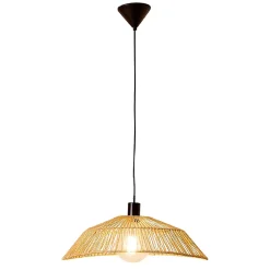 Abat-jour pour suspension en fibres naturelles ∅60cm Eglo, Poirnal