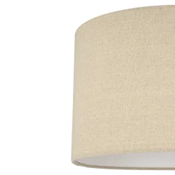Abat-jour rond beige Ø40cm GoodHome Kpezin
