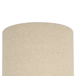 Abat-jour rond beige Ø20cm GoodHome Kpezin
