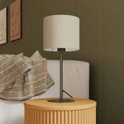 Abat-jour rond beige Ø20cm GoodHome Kpezin