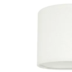 Abat-jour rond blanc Ø15cm GoodHome Kpezin