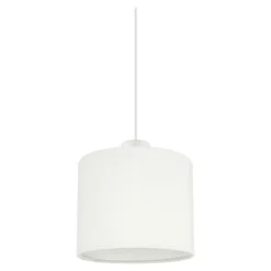 Abat-jour rond blanc Ø15cm GoodHome Kpezin
