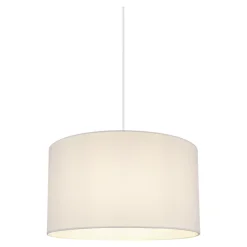 Abat-jour rond blanc Ø40cm GoodHome Kpezin
