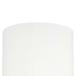 Abat-jour rond blanc Ø20cm GoodHome Kpezin