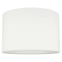 Abat-jour rond blanc Ø30cm GoodHome Kpezin