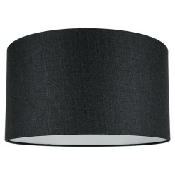 Abat-jour rond Kpezin gris anthracite Ø40cm GoodHome