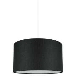 Abat-jour rond Kpezin gris anthracite Ø40cm GoodHome