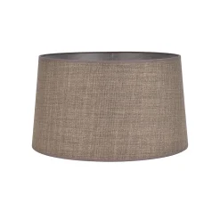 Abat-jour tambour marron khao Ø45cm Corep