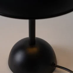 ALPINALUZ Lampe de Table en Métal Noir Mat 2xG9 Design Moderne et Élégant pour Chambre ou Bureau