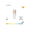 Ampoule à LED - EDM - G9 5.5W 650 lm 6400k - Base céramique à lumière froide
