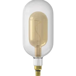 Ampoule à suspendre tube Sundsvall fusion or dimmable E27 Tube ⌀ 15cm 240lm 3W blanc chaud Calex