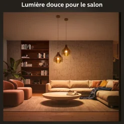 Ampoule connectée dimmable E27 IP20 1100lm 11W Bluetooth Philips Hue