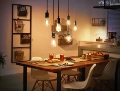 Ampoule connectée dimmable Bluetooth Philips Hue IP20 Globe E27 550lm 7W blanc chaud