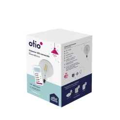 Ampoule connectée WIFI Filament LED G125 E27 7W