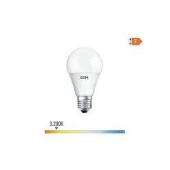 Ampoule crépuscule standard LED E27 10W 800 lm 3200K lumière chaude - EDM - 35387
