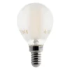Ampoule déco e filaments LED sphérique E14 4W - Blanc chaud - 400lm 2700K - Zenitech