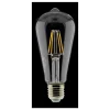 Ampoule déco filament LED ST64 4W E27 400lm 2700K - Blanc chaud - Zenitech