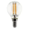 Ampoule déco filament LED sphérique 4W E14 470lm 2700K - Blanc chaud - Zenitech