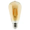 Ampoule déco filament LED ambrée 4W E27 - Elexity