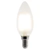 Ampoule déco filament LED Flamme 4W E14 400lm 2700K - Blanc chaud - Zenitech