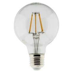Ampoule déco filaments LED E27 6W - Blanc chaud - 600lm 2700K - Zenitech