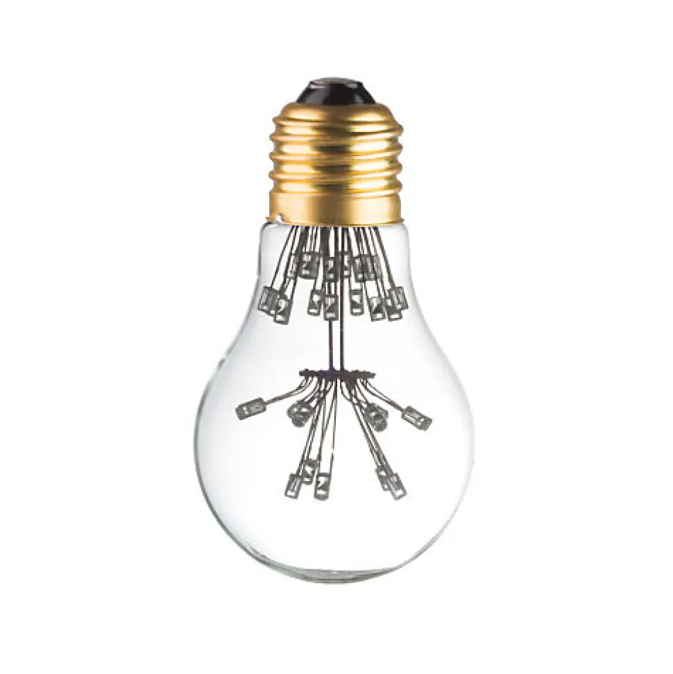 Ampoule Décorative E27 LED Blanc Chaud multi-points