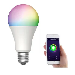 Ampoule E27 LED connectée RVB 8,5W 800 lm