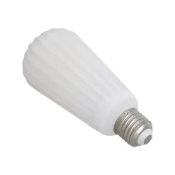 Ampoule Filament LED déco verre opaque Edison, culot E27, 1055 Lumens, conso. 10W (equivalence 75W), Blanc chaud
