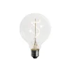 Ampoule filament LED spirale E27 dimmable G95 4W 270lm 2700K