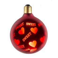 Ampoule Lampe Déco Rouge Sweet G125 E27