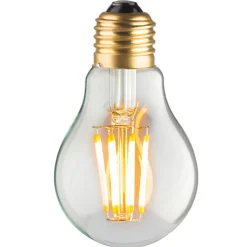 Ampoule Lampe E27 LED Filaments droits 8W classique verre clair