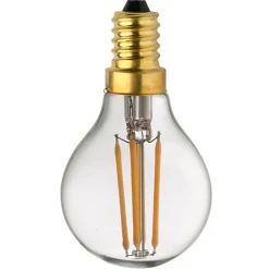 Ampoule Lampe E14 LED Filament droits 4W classique verre clair