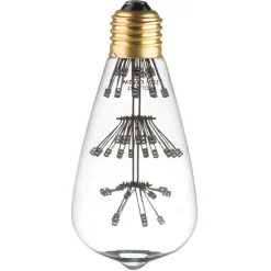 Ampoule Lampe E27 LED multipoints blanc chaud Déco