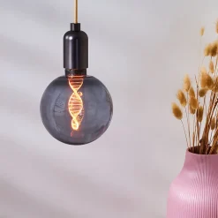 Ampoule LED à filament ADN globe E27 55lm 3,5W blanc chaud ⌀13,5 cm smokey