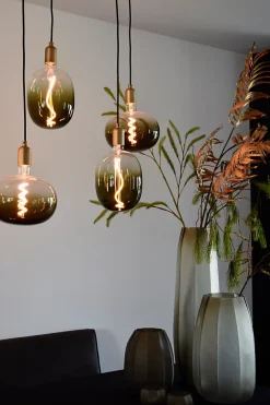 Ampoule LED à filament Boden vert dimmable E27 140lm 5W IP20 blanc chaud ⌀22 x H.22,5cm Calex