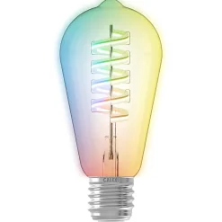 Ampoule LED à filament connectée Smart RGBW E27 4,9W 280lm Calex
