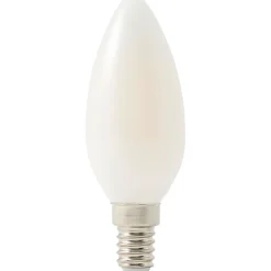 Ampoule LED à filament flamme E14 470lm 3.4W = 40W Ø3.5cm Diall blanc neutre