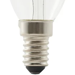 Ampoule LED à filament flamme opaque E14 250lm 1.8W = 25W Ø3.5cm Diall blanc chaud
