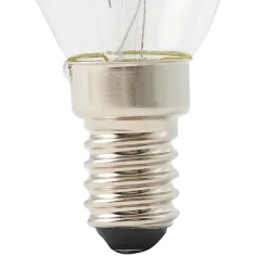 Ampoule LED à filament flamme torsadée E14 470lm 3.4W = 40W Ø3.5cm Diall blanc chaud
