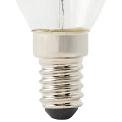 Ampoule LED à filament flamme torsadée E14 250lm 1.8W = 25W Ø3.5cm Diall blanc chaud