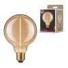 Ampoule LED à filament Floating Shine forme globe E27 140lm 2,8W ⌀9,5cm blanc extra chaud, doré Paulmann