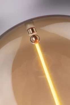 Ampoule LED à filament Floating Shine E27 140lm 2,8W ⌀6,4cm blanc extra chaud, doré Paulmann