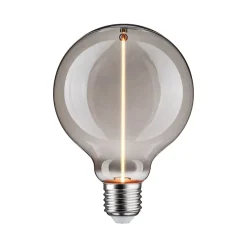 Ampoule LED à filament Floating Shine forme globe E27 90lm 2,8W ⌀9,5cm blanc extra chaud, fumé Paulmann