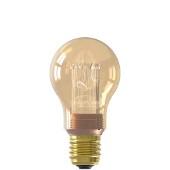 Ampoule LED à filament Glassfib doré dimmable E27 IP20 ⌀6,1cm 120lm 3,5W blanc chaud Calex