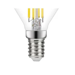 Ampoule LED à filament mini globe E14 470lm 3.4W = 40W Ø4.5cm Diall blanc neutre