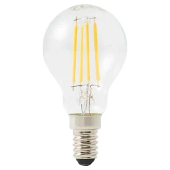 Ampoule LED à filament mini globe E14 470lm 3.4W = 40W Ø4.5cm Diall blanc chaud