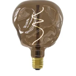 Ampoule LED à filament spirale E27 Organic Neo 120lm 4W blanc extra chaud ⌀12,5cm Calex